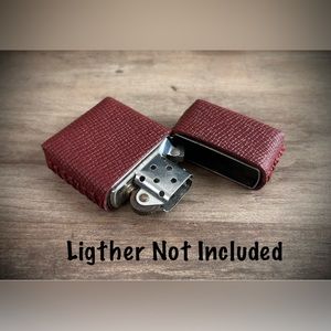 Genuine Leather Case for Zippo Lighter Standard Size (Made in USA 🇺🇸)